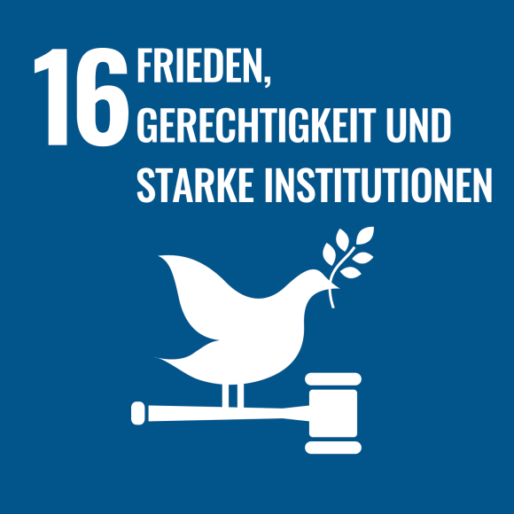 SDG 16 Frieden Gerechtigkeit und Starke Institutionen